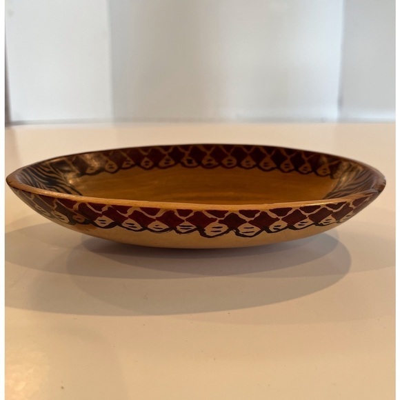 Small African Handmade Wooden Bowl - Picture 1 of 12